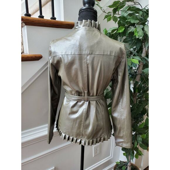 Liberty Collection Women's Green 100% Polyester Long Sleeve Adjustable Jacket M - Picture 8 of 12